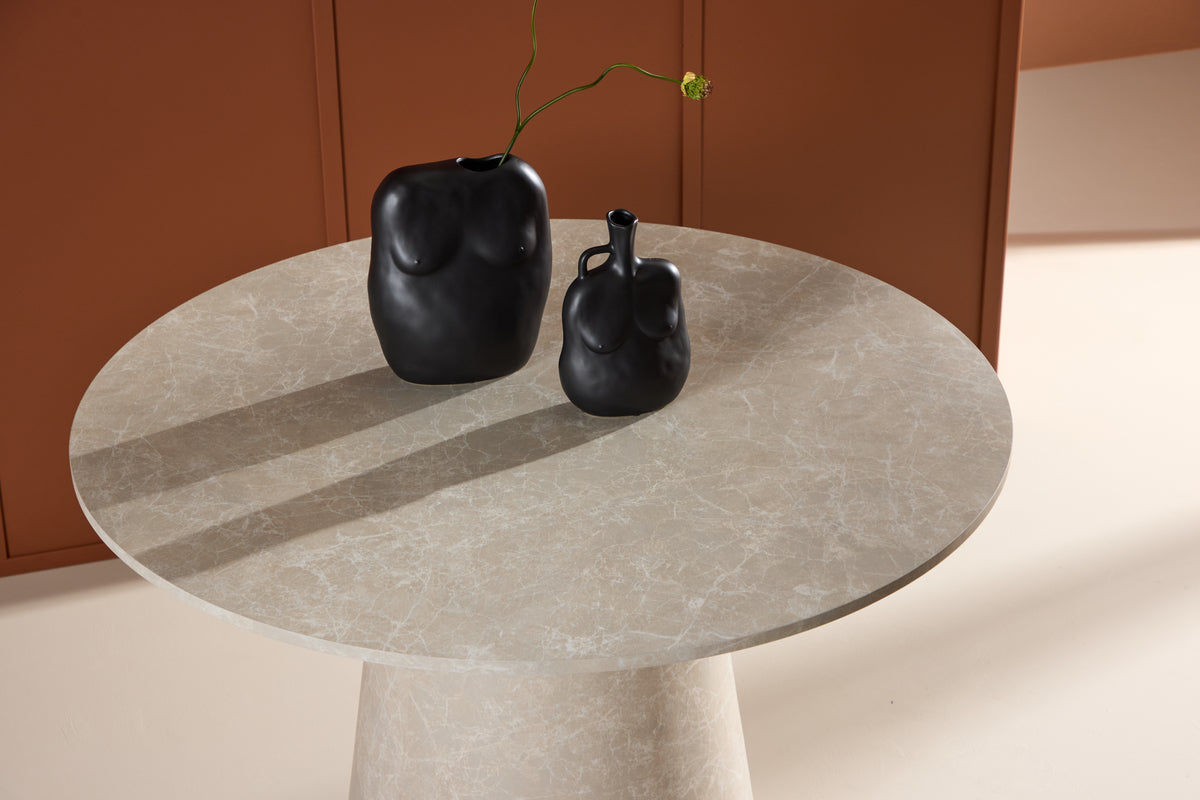 Table à manger Yarra - une table à manger ronde de style scandinave