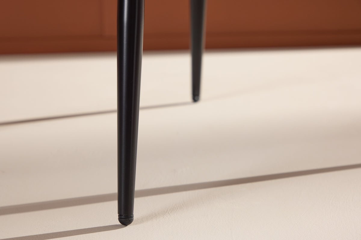 Ensemble de 2 - Chaise Liora en velours polyester doux