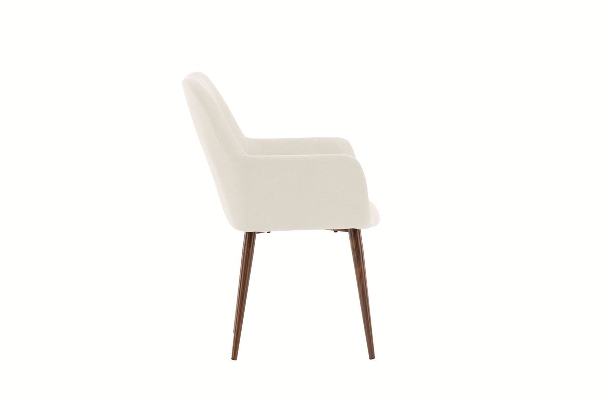 Ensemble de 2 chaises Present avec pieds en brun moka foncé