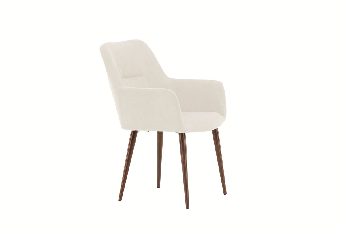 Ensemble de 2 chaises Present avec pieds en brun moka foncé