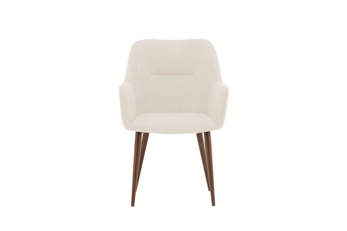 Ensemble de 2 chaises Present avec pieds en brun moka foncé