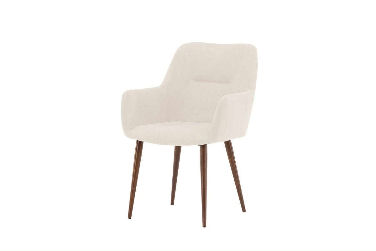 Ensemble de 2 chaises Present avec pieds en brun moka foncé