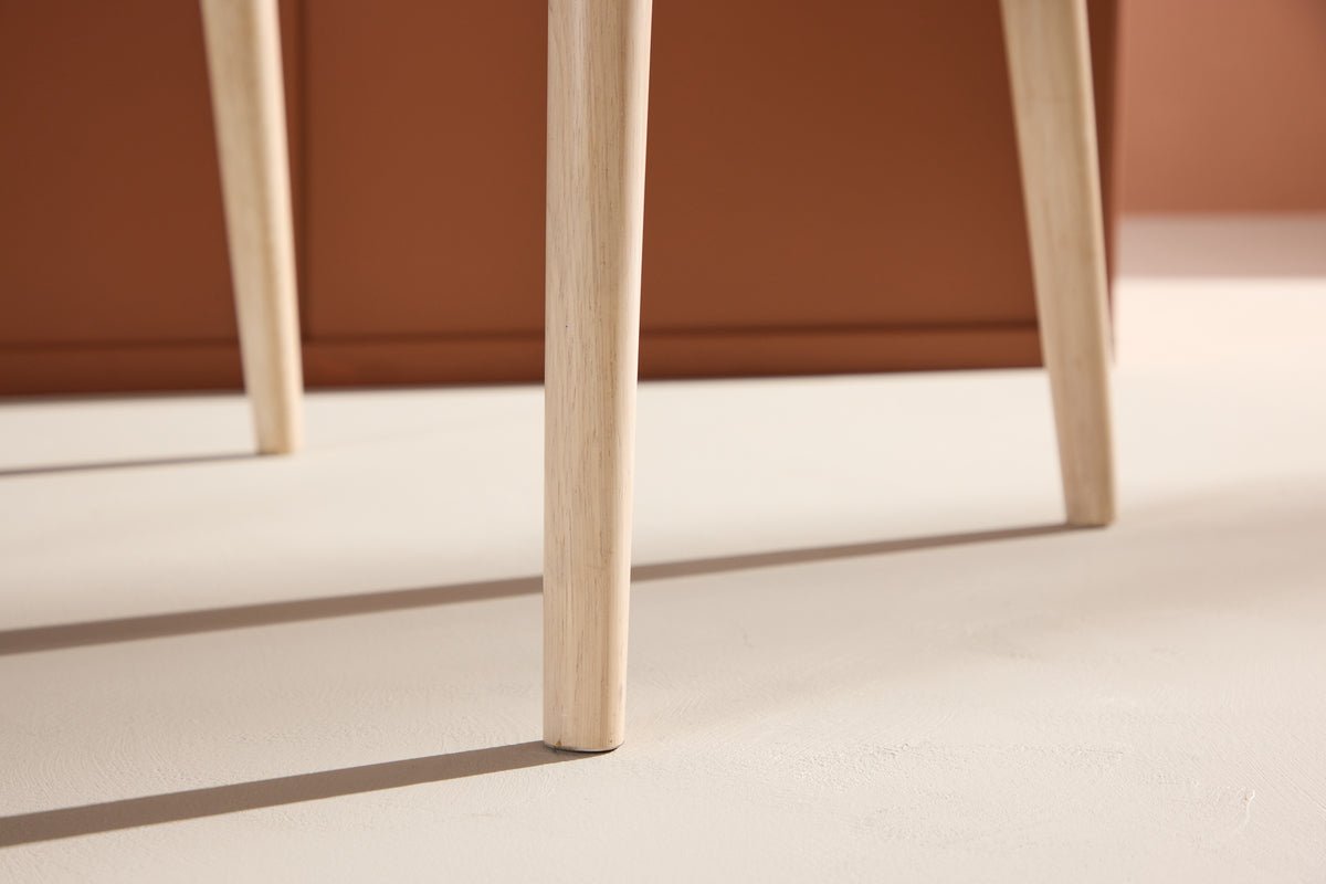 Ensemble de 2 - Chaise Ländle en design scandinave blanchi blanc