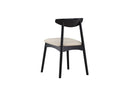 Ensemble de 2 - Chaise Malte en bois de chêne laqué