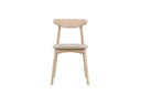 Ensemble de 2 - Chaise Malte en bois de chêne laqué