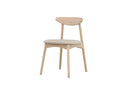 Ensemble de 2 - Chaise Malte en bois de chêne laqué