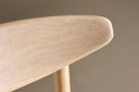 Ensemble de 2 - Chaise Malte en bois de chêne laqué