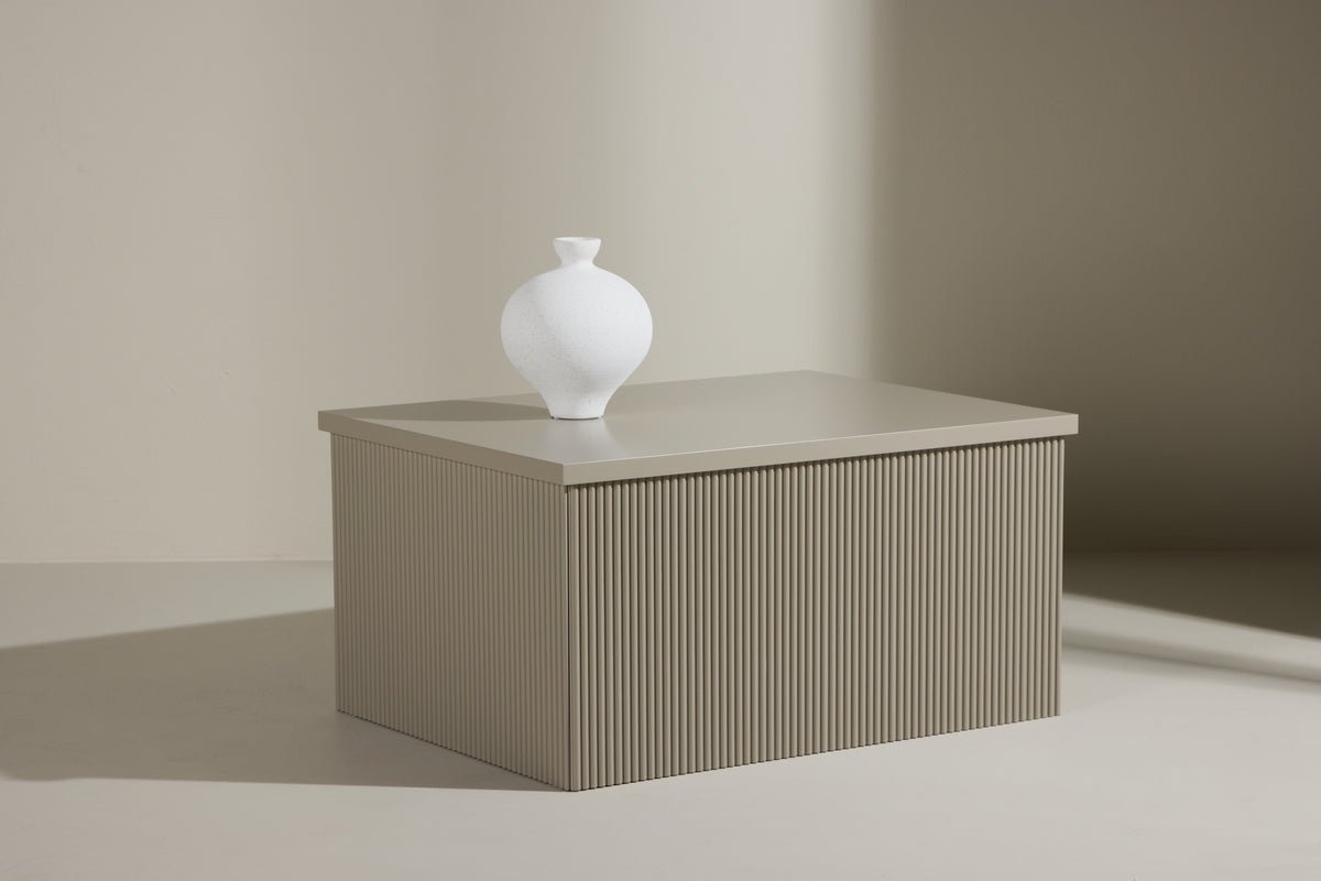 Table d'appoint Luna – en Beige élégant