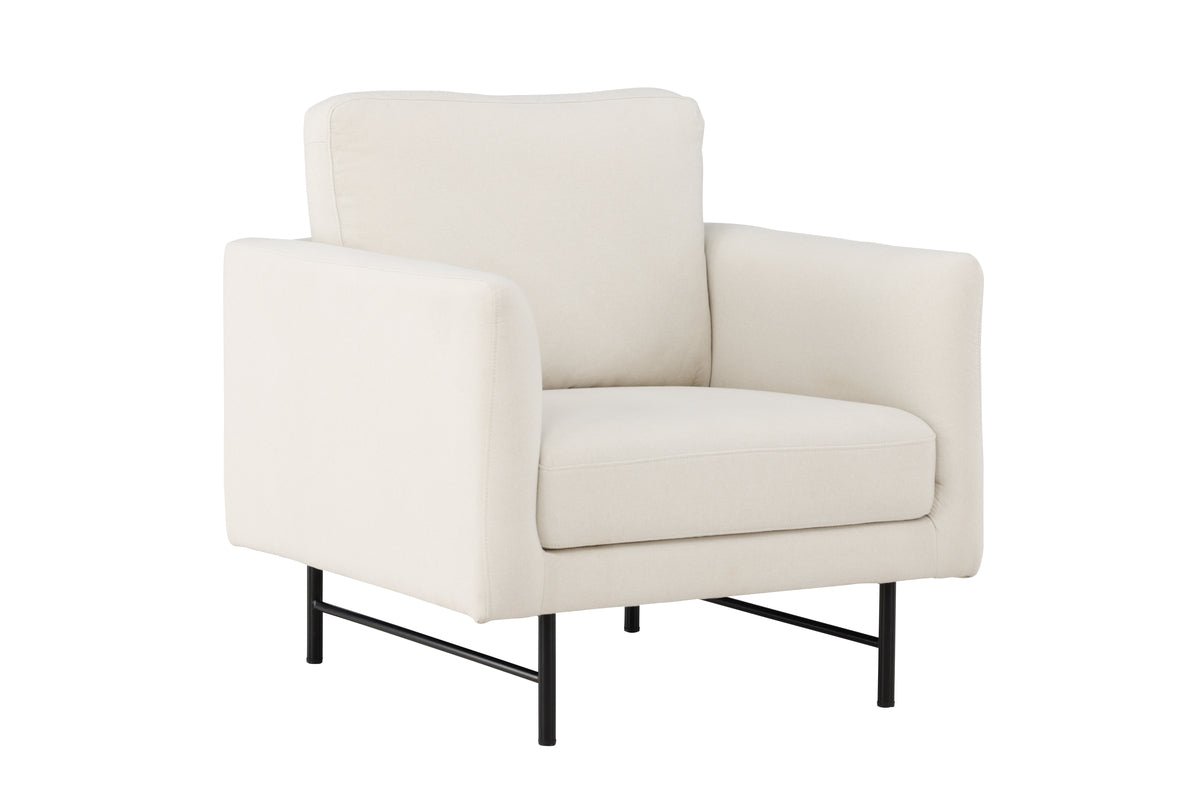 Fauteuil Cloud - Intemporel, clair & confortable en Blanc