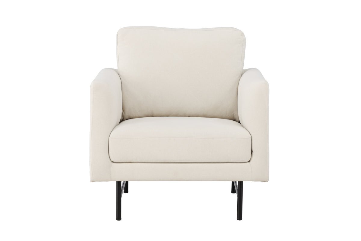 Fauteuil Cloud - Intemporel, clair & confortable en Blanc