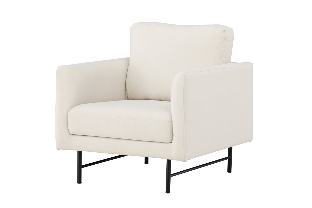 Fauteuil Cloud - Intemporel, clair & confortable en Blanc