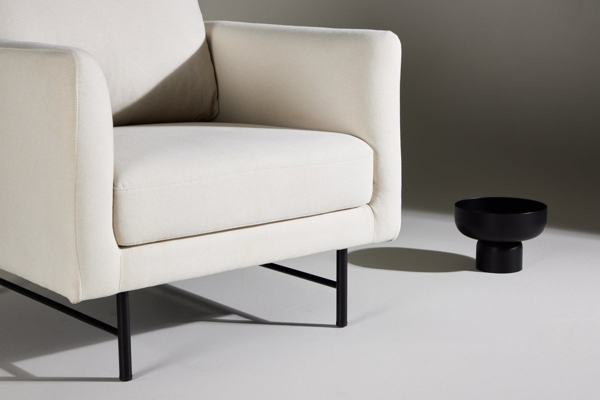 Fauteuil Cloud - Intemporel, clair & confortable en Blanc