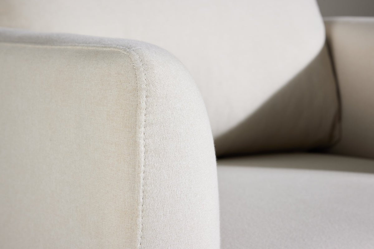 Fauteuil Cloud - Intemporel, clair & confortable en Blanc