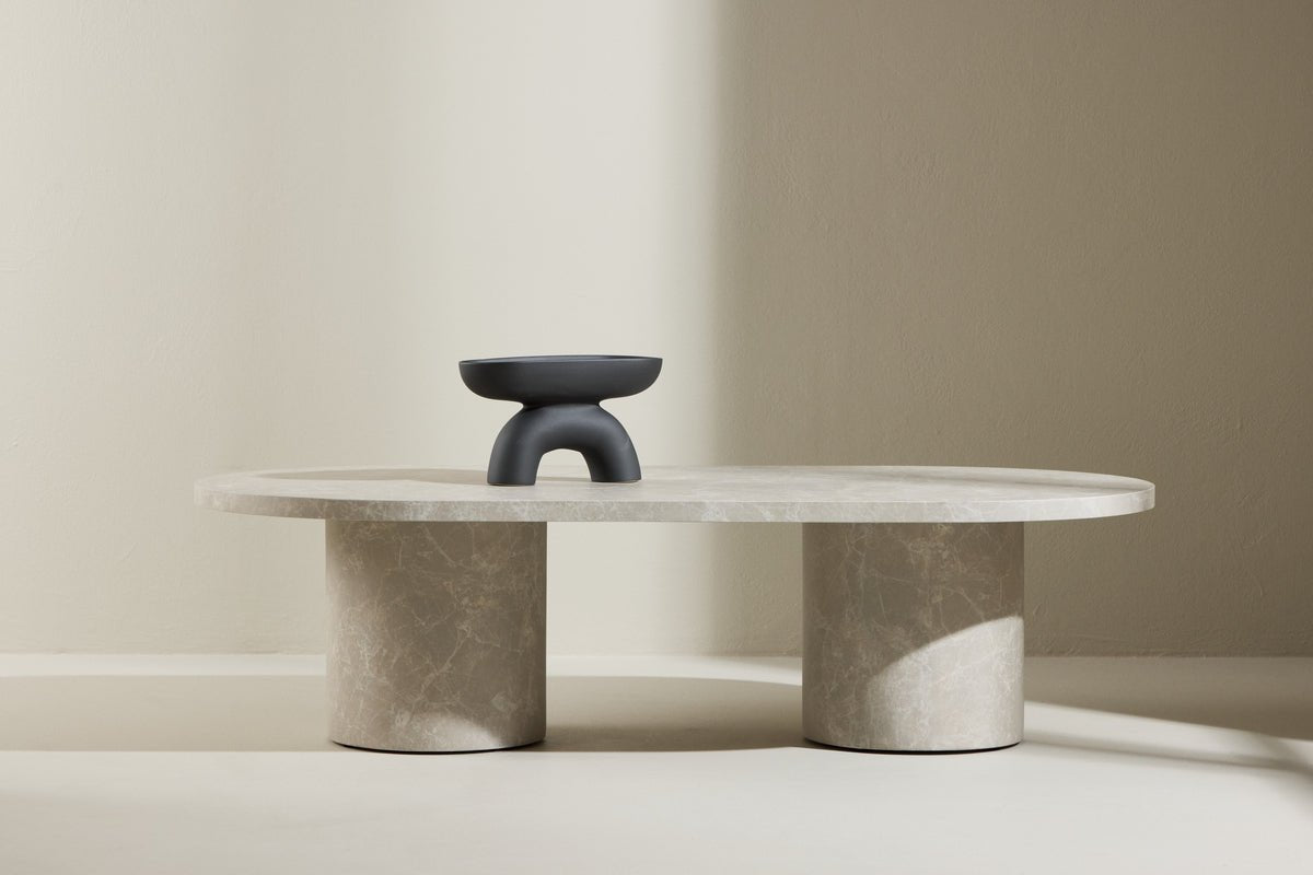 Table basse Karito - en aspect marbre