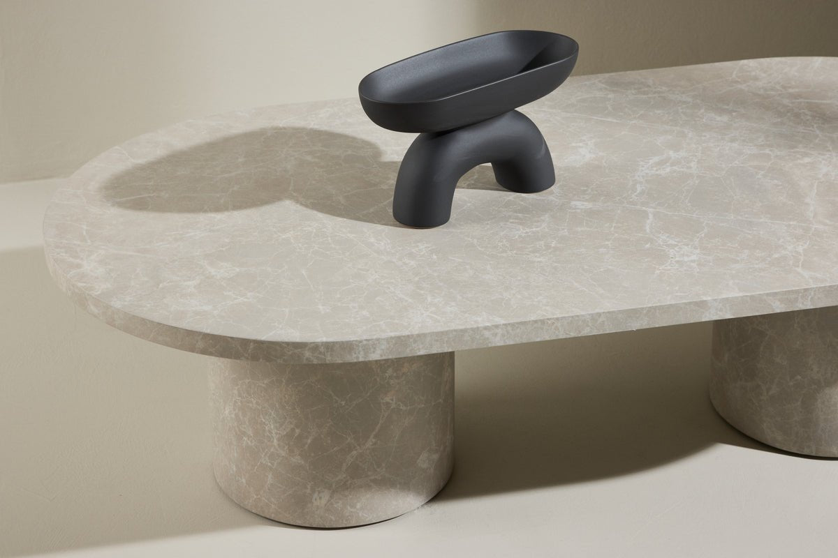 Table basse Karito - en aspect marbre