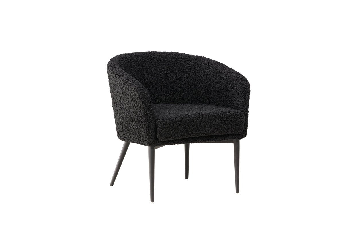 Fauteuil Comfy - avec fourrure d'ours en option Noir ou Blanc