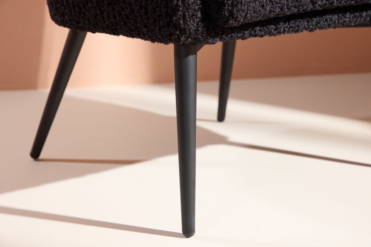 Fauteuil Comfy - avec fourrure d'ours en option Noir ou Blanc