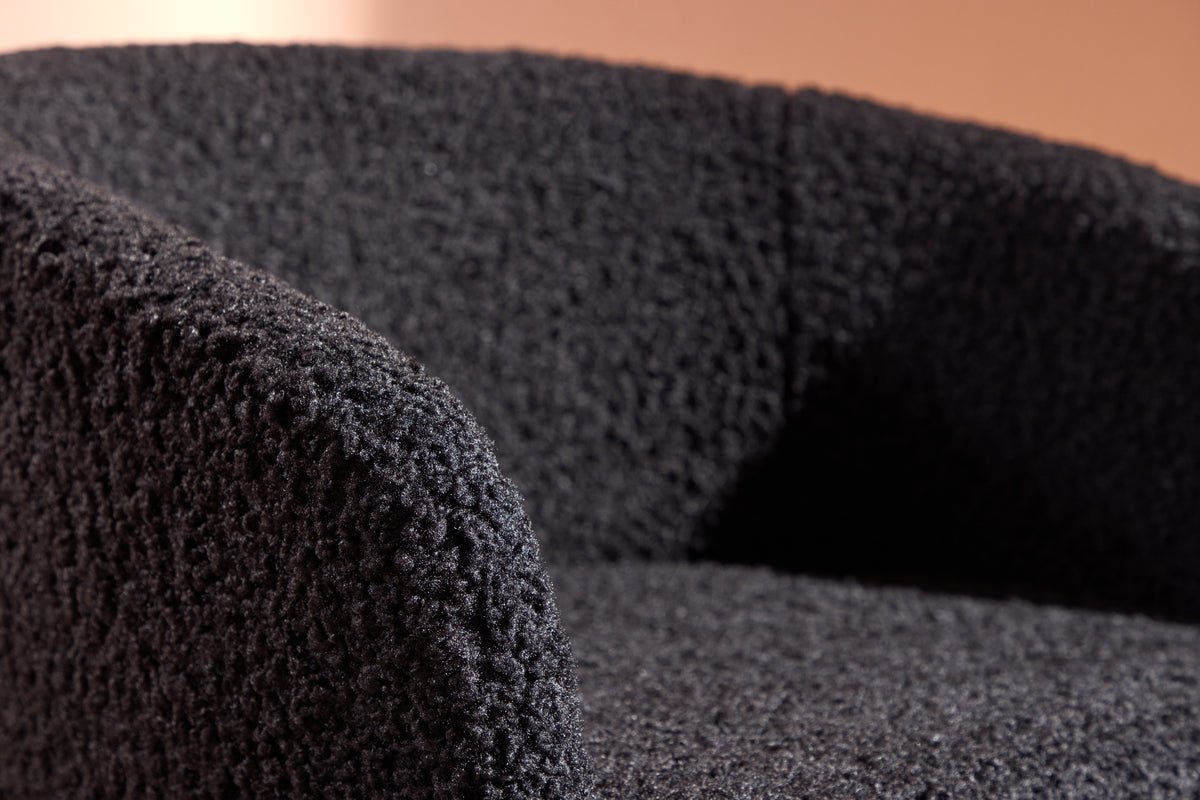 Fauteuil Comfy - avec fourrure d'ours en option Noir ou Blanc