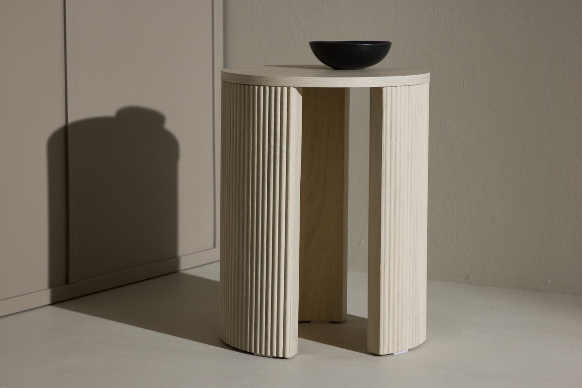 Table d'appoint Belrose – en moka ou whitewash