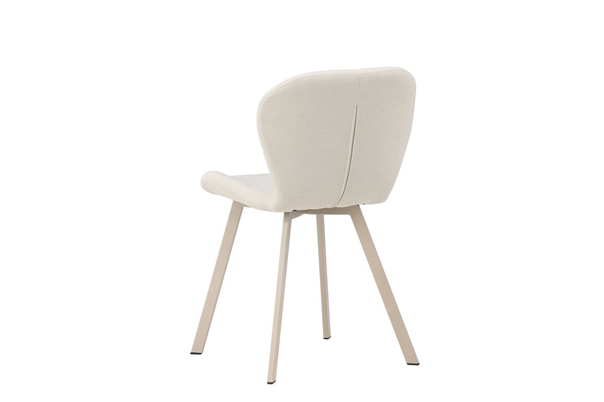 Ensemble de 2 - Chaise Milio en Beige élégant