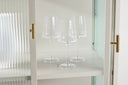 Commode/Vitrine Lenora – Beige, moderne et élégante avec accent rétro
