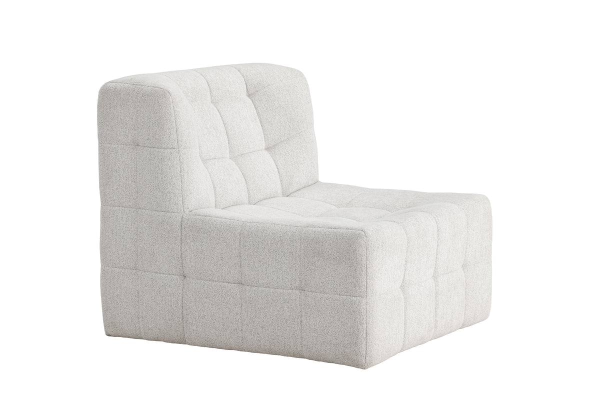 Fauteuil Marley - avec grande assise beige