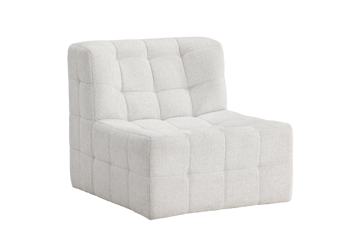 Fauteuil Marley - avec grande assise beige