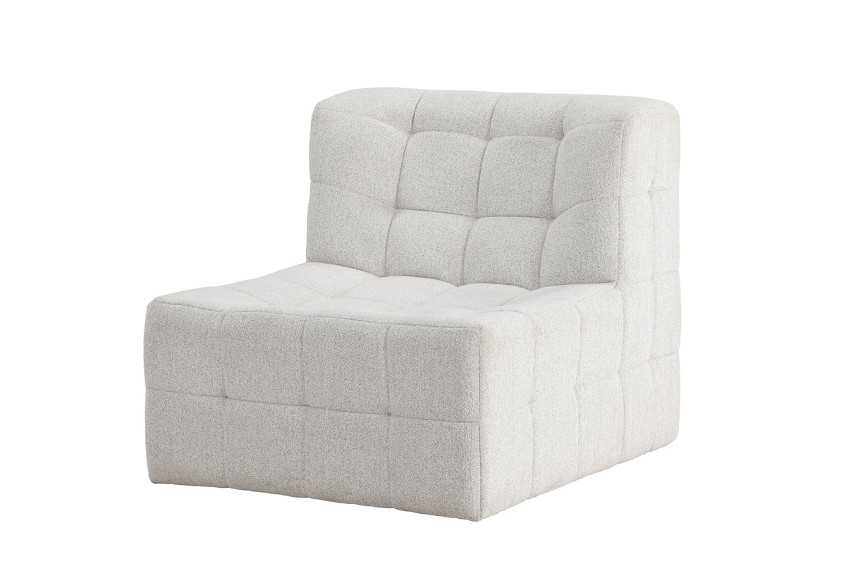 Fauteuil Marley - avec grande assise beige