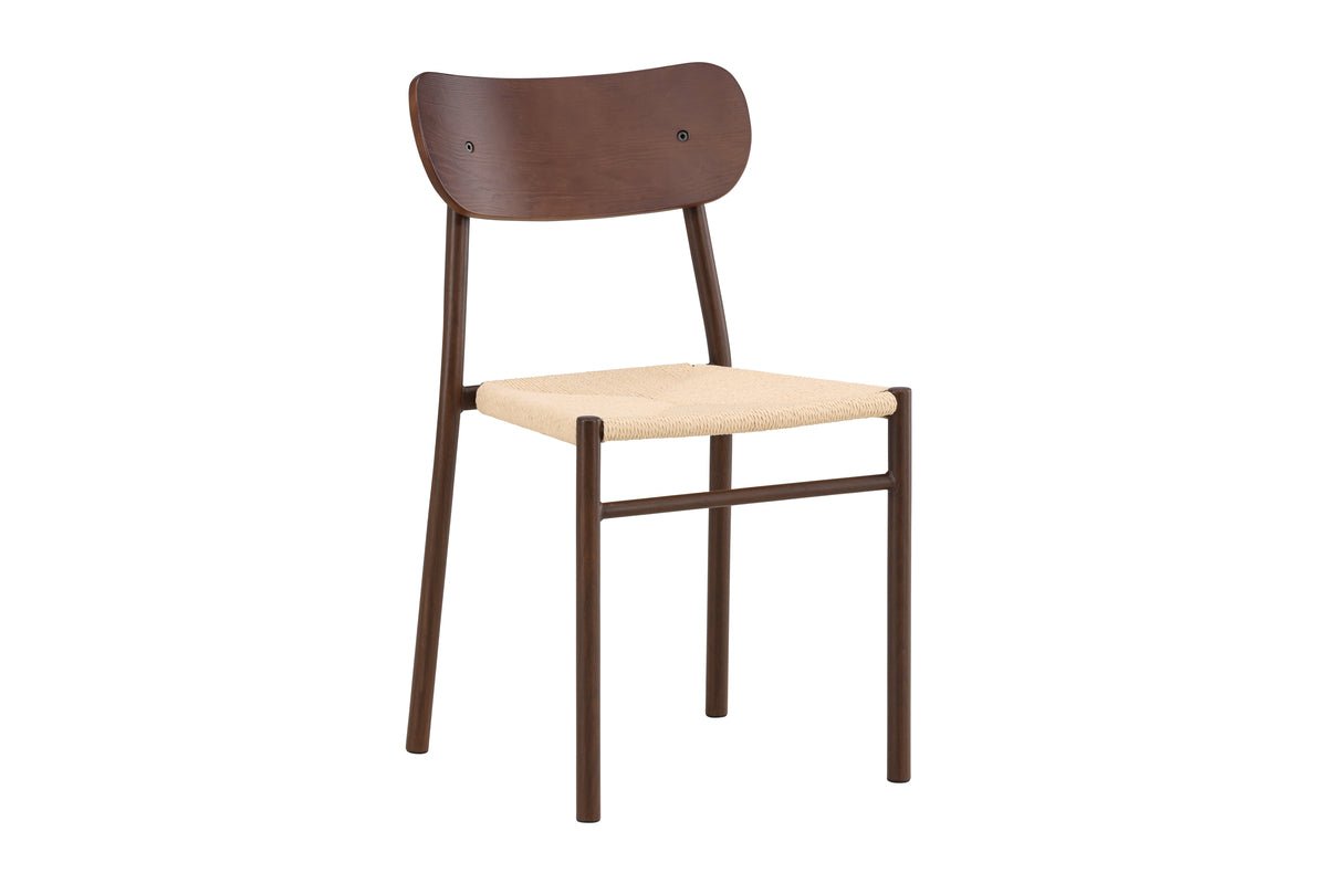 Ensemble de 2 - Chaise Pam en Vert ou Marron au choix