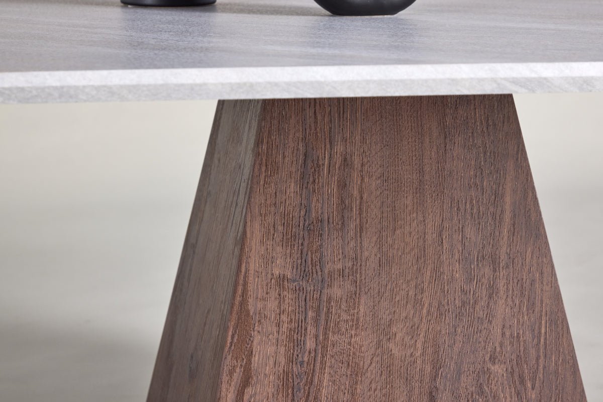 Table basse Venato - avec plateau en imitation marbre