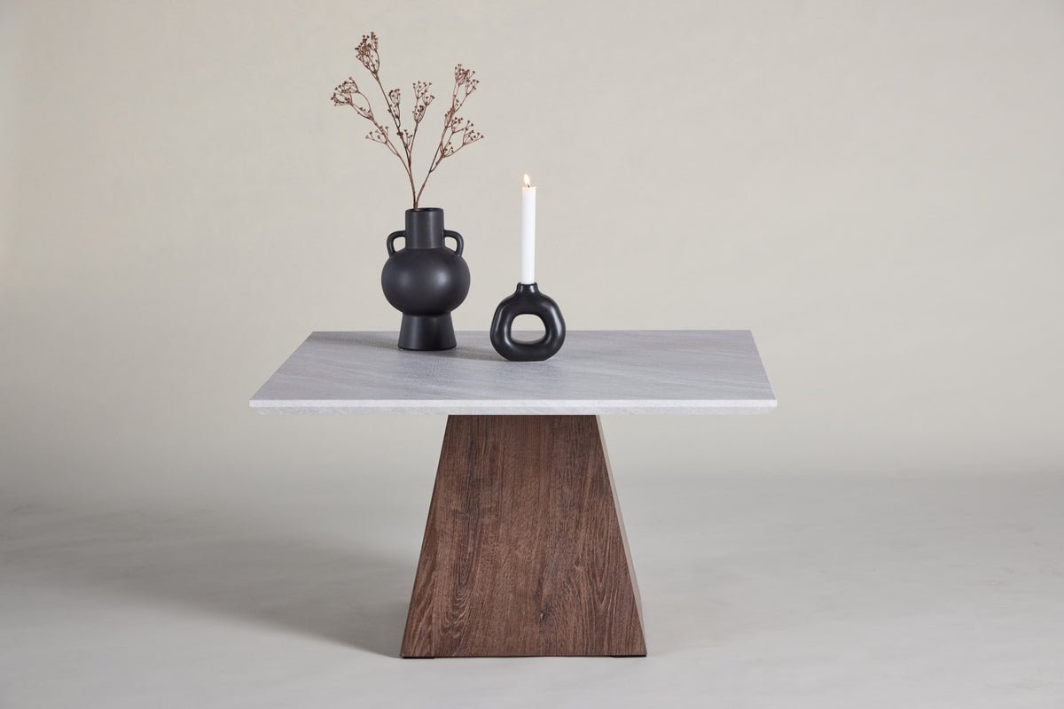 Table basse Venato - avec plateau en imitation marbre