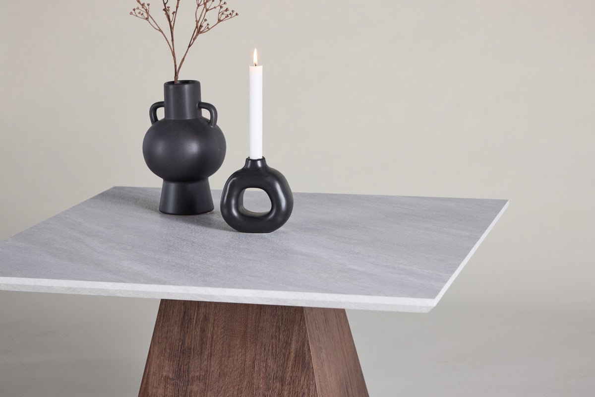 Table basse Venato - avec plateau en imitation marbre