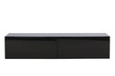 Designer TV-Lowboard Noirra – Schwebendes Design in Schwarz