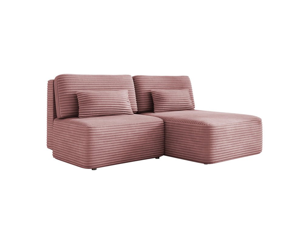 Canapé design Tilia Côtelé avec fonction couchage et rangement