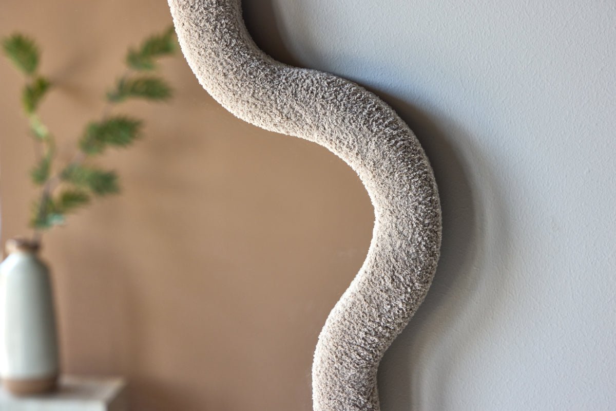 Spiegel Fluffo – avec cadre bouclé