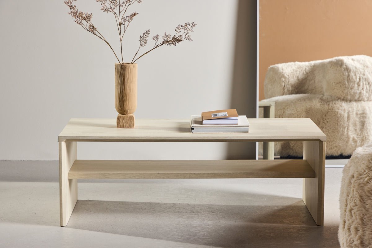 Table basse Melana - avec étagère intégrée