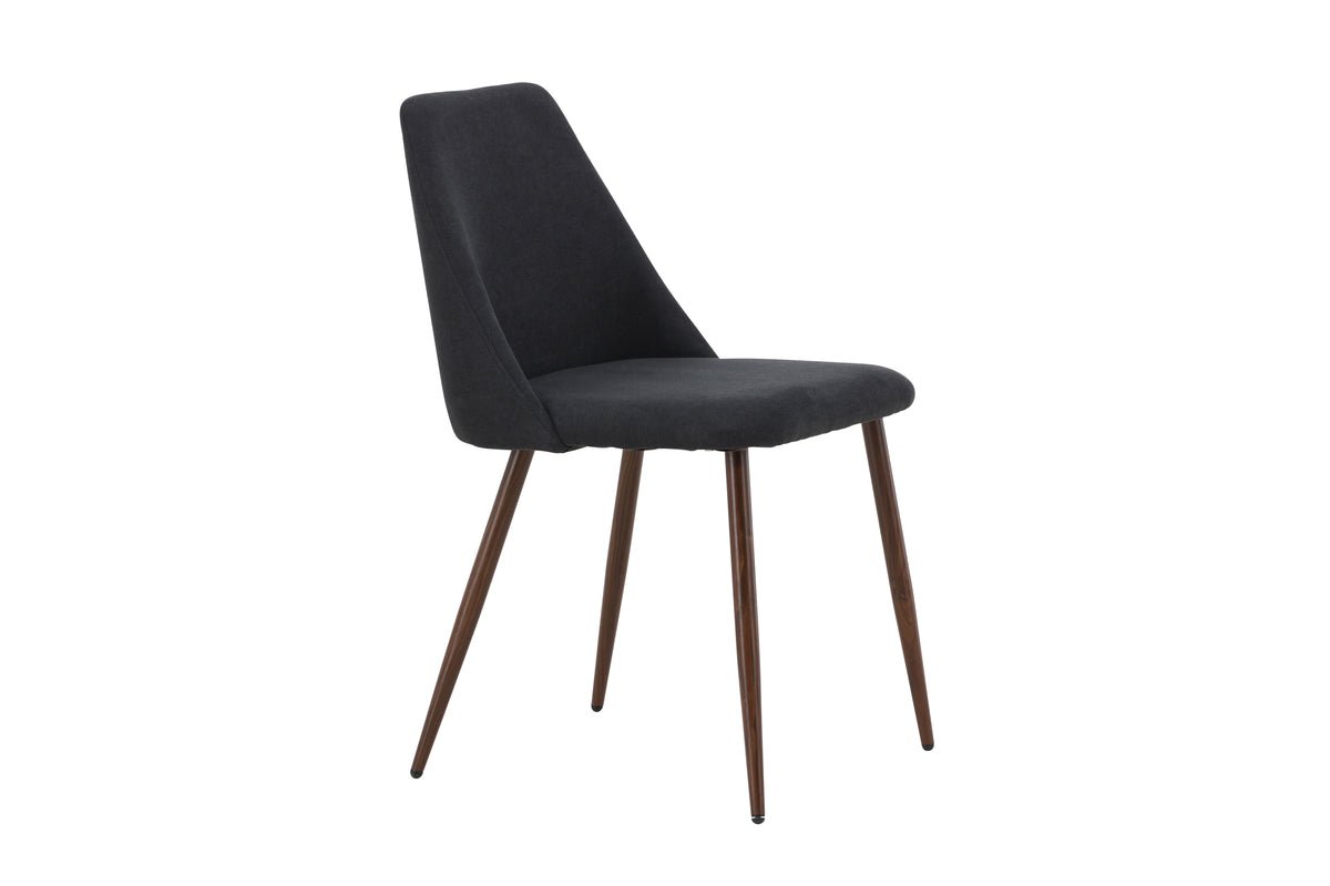 Ensemble de 2 - Chaise Liora en velours polyester doux