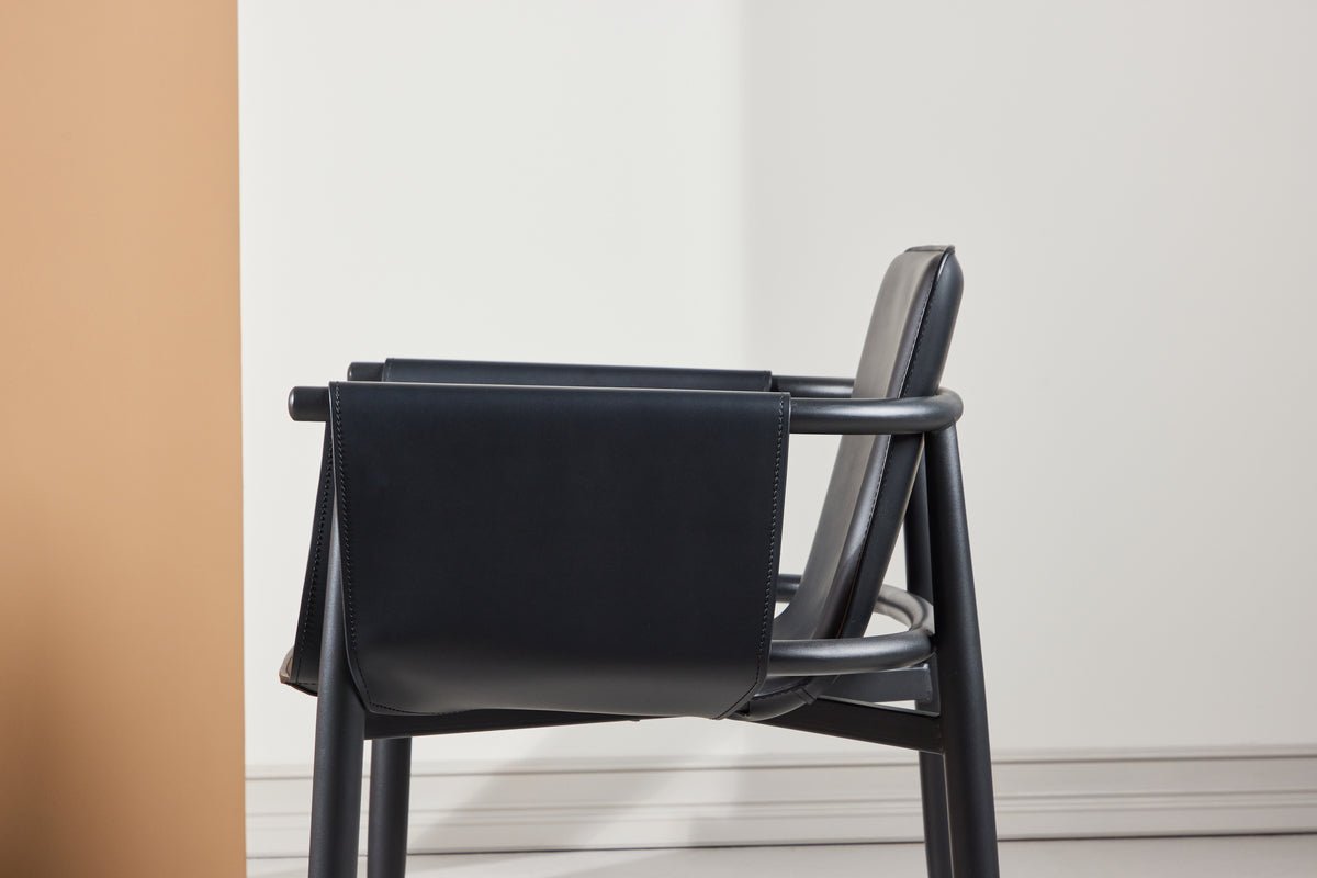 Chaise Faro - Avec cadre en poudre noble revêtu