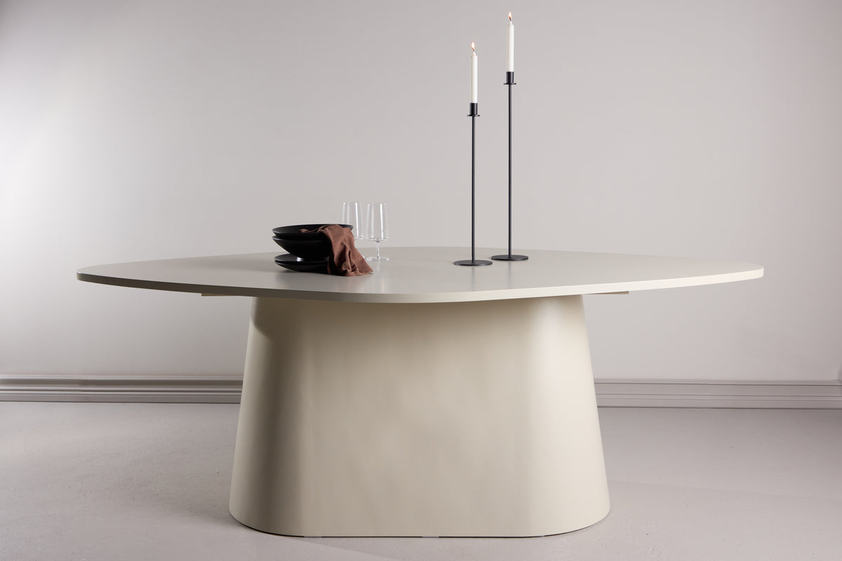 Table à manger Solaro – Table à manger design ovale 210x110 cm en Beige