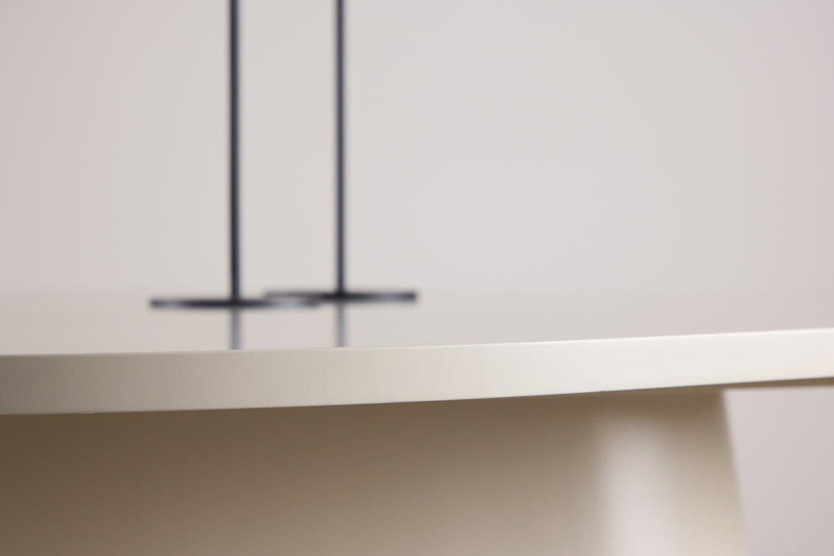 Table à manger Solaro – Table à manger design ovale 210x110 cm en Beige