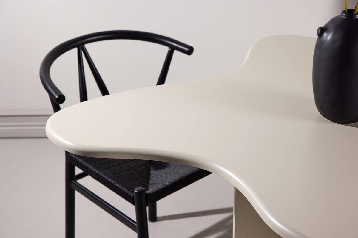 Table à manger Lumière – avec plateau de table unique