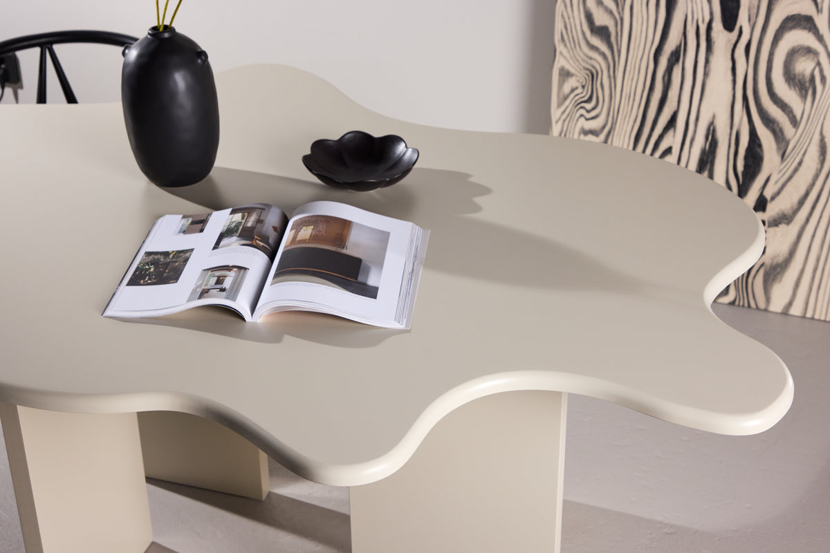 Table à manger Lumière – avec plateau de table unique