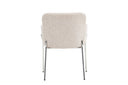 Chaise Helora en Beige en polyester-lin