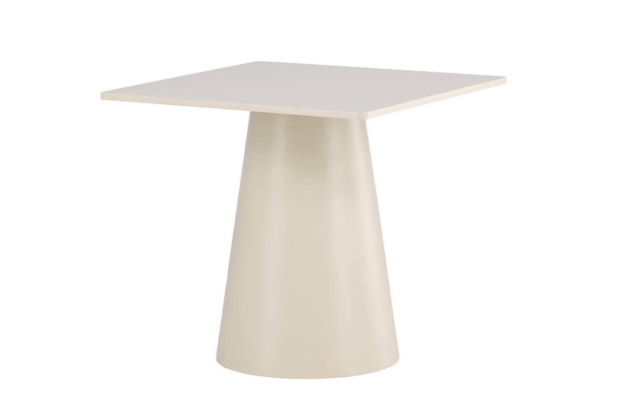 Table à manger Cubo – Table à manger design carrée 80x80 cm en Beige