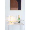 Lampe de table Ardena – Élégance en or, argent et Noir