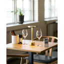Lampe de table Ardena – Élégance en or, argent et Noir