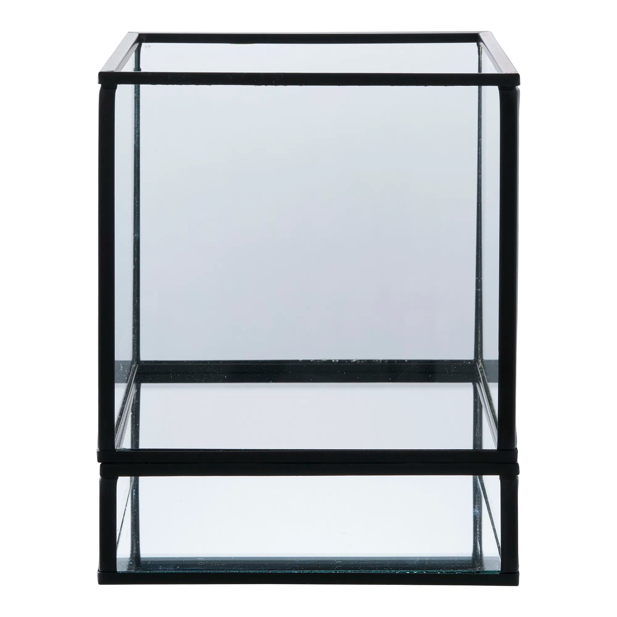 Porte-bougie « Ferro Verre » – Métal & Verre en Noir