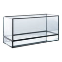 Kerzenhalter Ferro Recta – Metall & Glas in Schwarz