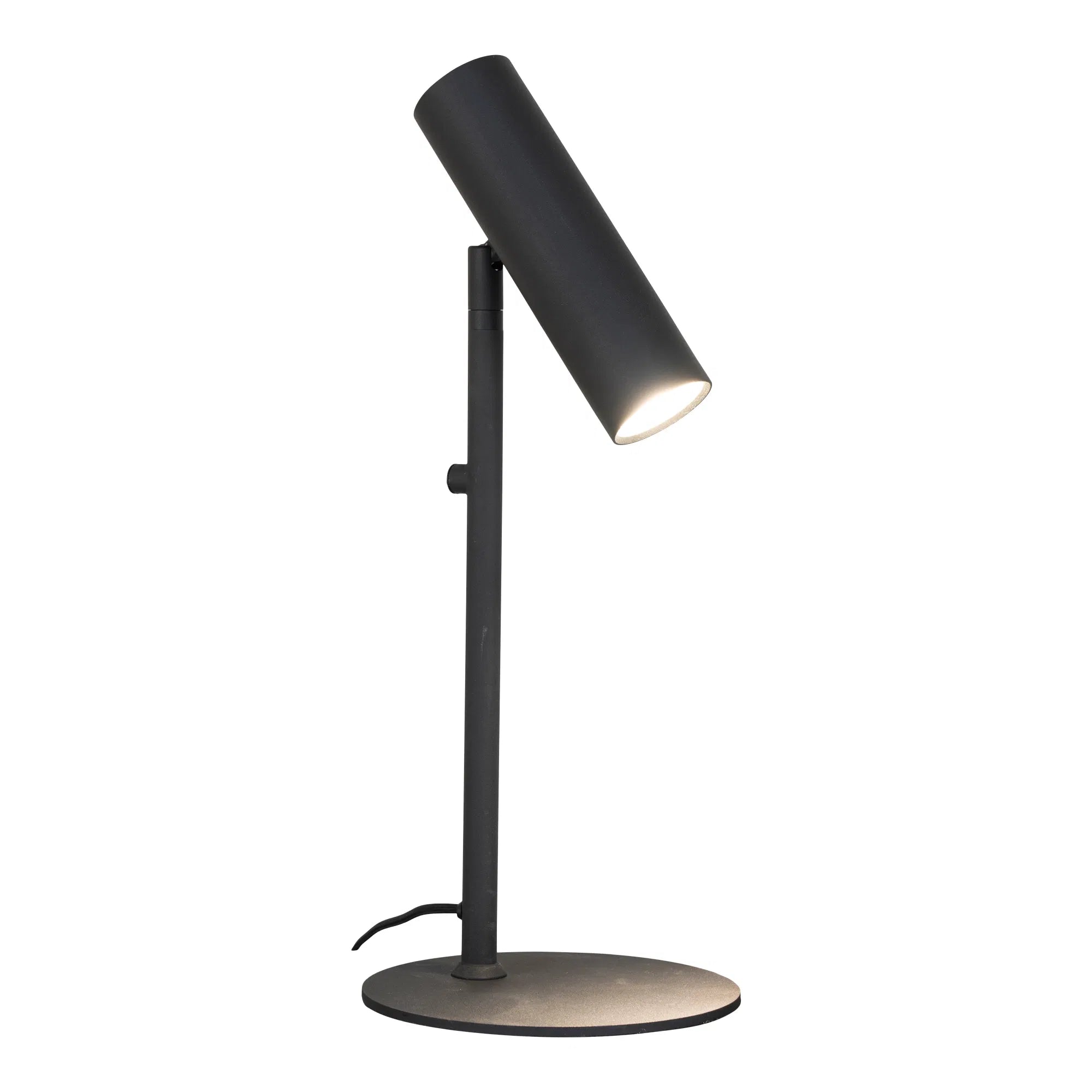 Lampe de table « Lazaro » – accent métallique en Noir ou or