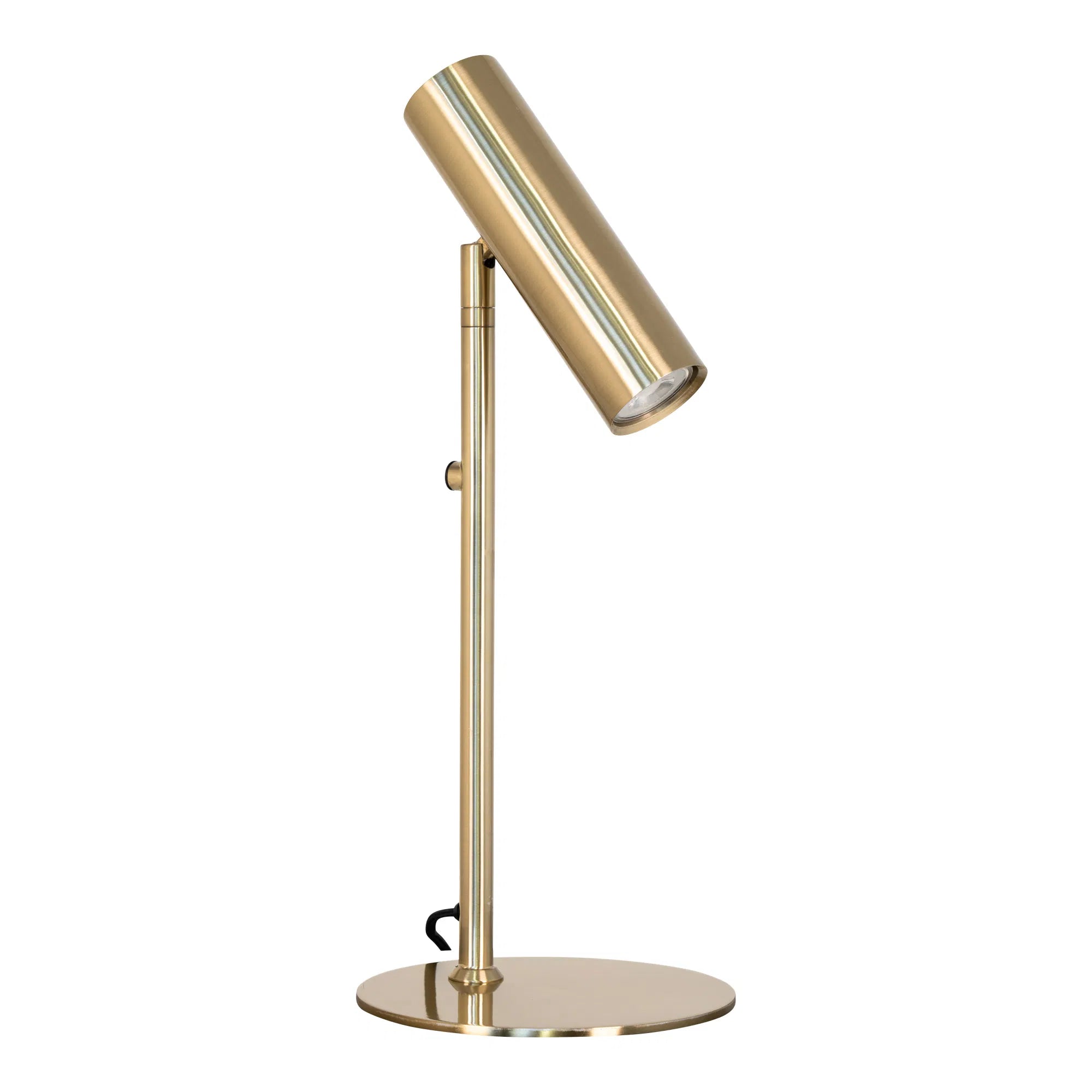 Lampe de table « Lazaro » – accent métallique en Noir ou or